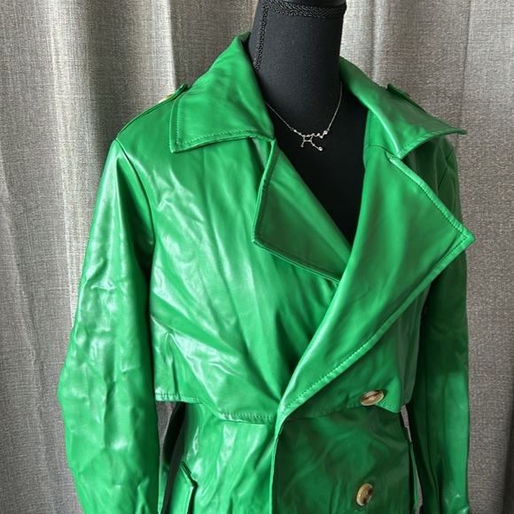 Green Missguided Peacoat - Picture 2 of 6